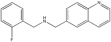 [(2-fluorophenyl)methyl](quinolin-6-ylmethyl)amine