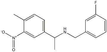 [(3-fluorophenyl)methyl][1-(4-methyl-3-nitrophenyl)ethyl]amine