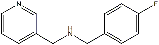 3-(4-フルオロベンジルアミノメチル)ピリジン 化学構造式