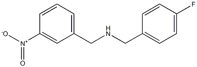 [(4-fluorophenyl)methyl][(3-nitrophenyl)methyl]amine