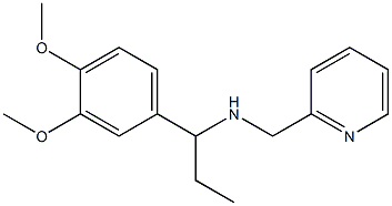 [1-(3,4-dimethoxyphenyl)propyl](pyridin-2-ylmethyl)amine