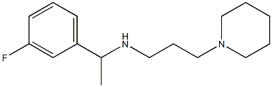 [1-(3-fluorophenyl)ethyl][3-(piperidin-1-yl)propyl]amine