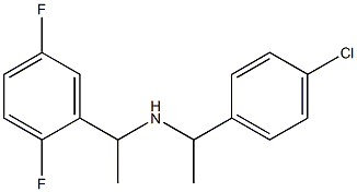 [1-(4-chlorophenyl)ethyl][1-(2,5-difluorophenyl)ethyl]amine