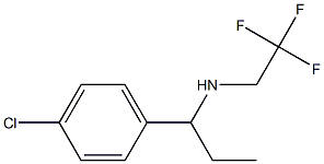 [1-(4-chlorophenyl)propyl](2,2,2-trifluoroethyl)amine