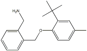 [2-(2-tert-butyl-4-methylphenoxymethyl)phenyl]methanamine