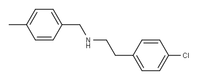 [2-(4-chlorophenyl)ethyl][(4-methylphenyl)methyl]amine