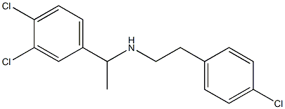 [2-(4-chlorophenyl)ethyl][1-(3,4-dichlorophenyl)ethyl]amine