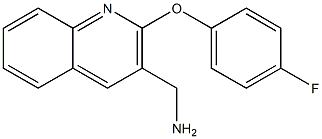 [2-(4-fluorophenoxy)quinolin-3-yl]methanamine