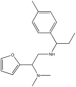 [2-(dimethylamino)-2-(furan-2-yl)ethyl][1-(4-methylphenyl)propyl]amine