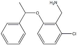 [2-chloro-6-(1-phenylethoxy)phenyl]methanamine