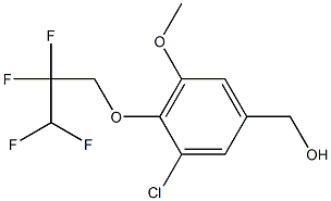 [3-chloro-5-methoxy-4-(2,2,3,3-tetrafluoropropoxy)phenyl]methanol