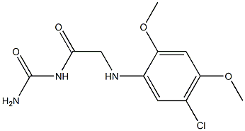 {2-[(5-chloro-2,4-dimethoxyphenyl)amino]acetyl}urea