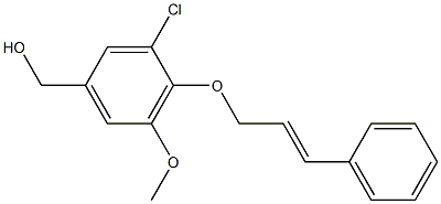 {3-chloro-5-methoxy-4-[(3-phenylprop-2-en-1-yl)oxy]phenyl}methanol