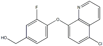 {4-[(5-chloroquinolin-8-yl)oxy]-3-fluorophenyl}methanol