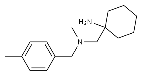1-({methyl[(4-methylphenyl)methyl]amino}methyl)cyclohexan-1-amine