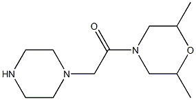 1-(2,6-dimethylmorpholin-4-yl)-2-(piperazin-1-yl)ethan-1-one