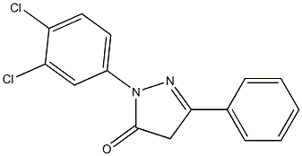 1-(3,4-dichlorophenyl)-3-phenyl-4,5-dihydro-1H-pyrazol-5-one