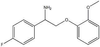 1-(4-fluorophenyl)-2-(2-methoxyphenoxy)ethanamine