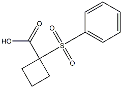 1-(phenylsulfonyl)cyclobutanecarboxylic acid