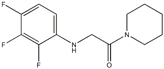 1-(piperidin-1-yl)-2-[(2,3,4-trifluorophenyl)amino]ethan-1-one