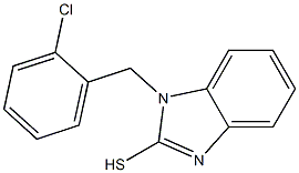 1-[(2-chlorophenyl)methyl]-1H-1,3-benzodiazole-2-thiol