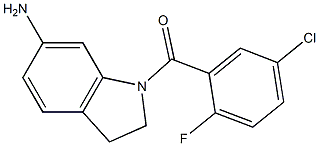 1-[(5-chloro-2-fluorophenyl)carbonyl]-2,3-dihydro-1H-indol-6-amine