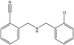 2-({[(2-chlorophenyl)methyl]amino}methyl)benzonitrile