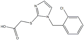 2-({1-[(2-chlorophenyl)methyl]-1H-imidazol-2-yl}sulfanyl)acetic acid