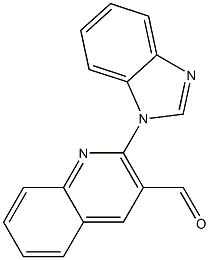 2-(1H-1,3-benzodiazol-1-yl)quinoline-3-carbaldehyde