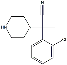 2-(2-chlorophenyl)-2-(piperazin-1-yl)propanenitrile