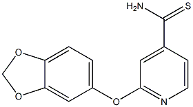 2-(2H-1,3-benzodioxol-5-yloxy)pyridine-4-carbothioamide
