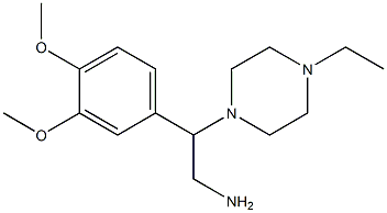 2-(3,4-dimethoxyphenyl)-2-(4-ethylpiperazin-1-yl)ethanamine