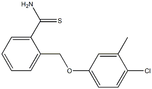 2-(4-chloro-3-methylphenoxymethyl)benzene-1-carbothioamide