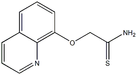 2-(quinolin-8-yloxy)ethanethioamide Structure