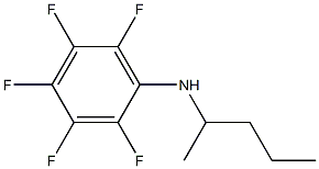 2,3,4,5,6-pentafluoro-N-(pentan-2-yl)aniline 结构式