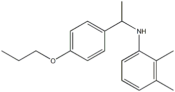 2,3-dimethyl-N-[1-(4-propoxyphenyl)ethyl]aniline
