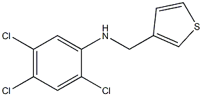 2,4,5-trichloro-N-(thiophen-3-ylmethyl)aniline