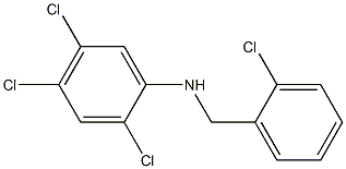 2,4,5-trichloro-N-[(2-chlorophenyl)methyl]aniline