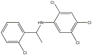 2,4,5-trichloro-N-[1-(2-chlorophenyl)ethyl]aniline