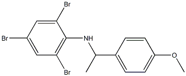 2,4,6-tribromo-N-[1-(4-methoxyphenyl)ethyl]aniline|