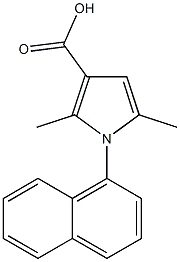 2,5-dimethyl-1-(naphthalen-1-yl)-1H-pyrrole-3-carboxylic acid