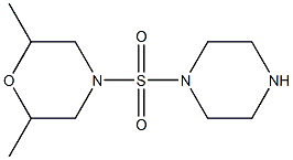 2,6-dimethyl-4-(piperazine-1-sulfonyl)morpholine