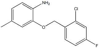 2-[(2-chloro-4-fluorophenyl)methoxy]-4-methylaniline