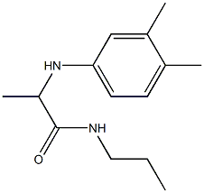 2-[(3,4-dimethylphenyl)amino]-N-propylpropanamide