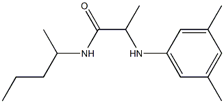 2-[(3,5-dimethylphenyl)amino]-N-(pentan-2-yl)propanamide