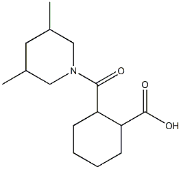 2-[(3,5-dimethylpiperidin-1-yl)carbonyl]cyclohexanecarboxylic acid