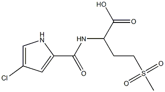 2-[(4-chloro-1H-pyrrol-2-yl)formamido]-4-methanesulfonylbutanoic acid