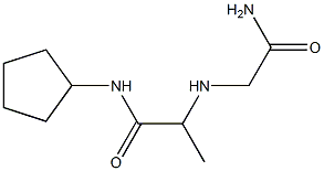 2-[(carbamoylmethyl)amino]-N-cyclopentylpropanamide