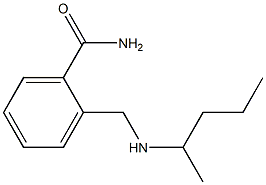 2-[(pentan-2-ylamino)methyl]benzamide
