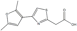 2-[4-(2,5-dimethylfuran-3-yl)-1,3-thiazol-2-yl]acetic acid
